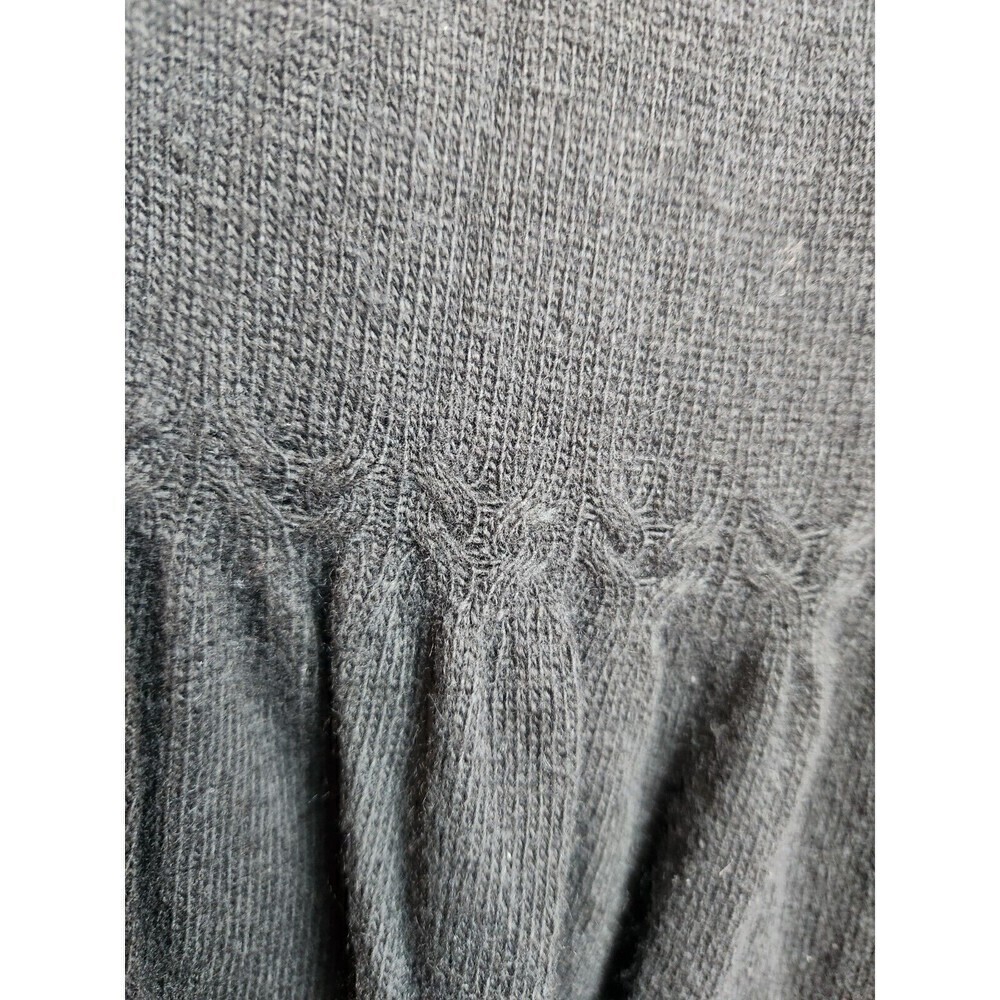 Sundance Black Half Button Peplum Cardigan Sz S NWT Viscose Lambswool Cashmere - Picture 3 of 12